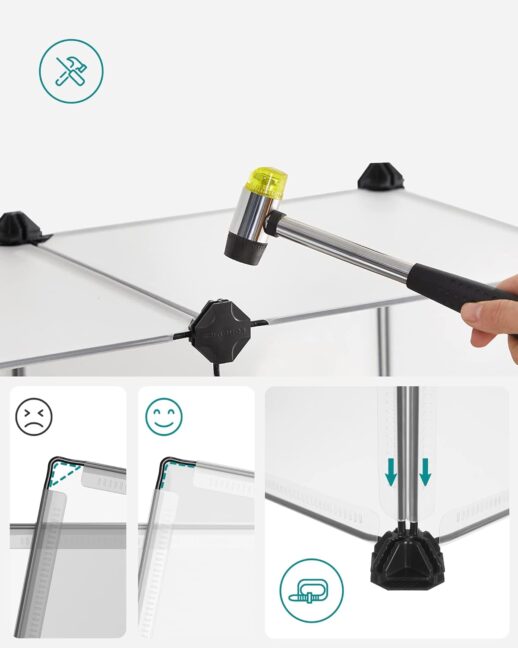 Ohrádka/klietka pre zvieratá – priesvitná