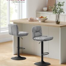 Barové stoličky 2ks – sivé