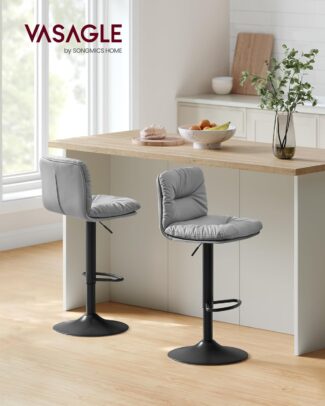 Barové stoličky 2ks – sivé