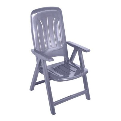 Záhradná stolička – sivá