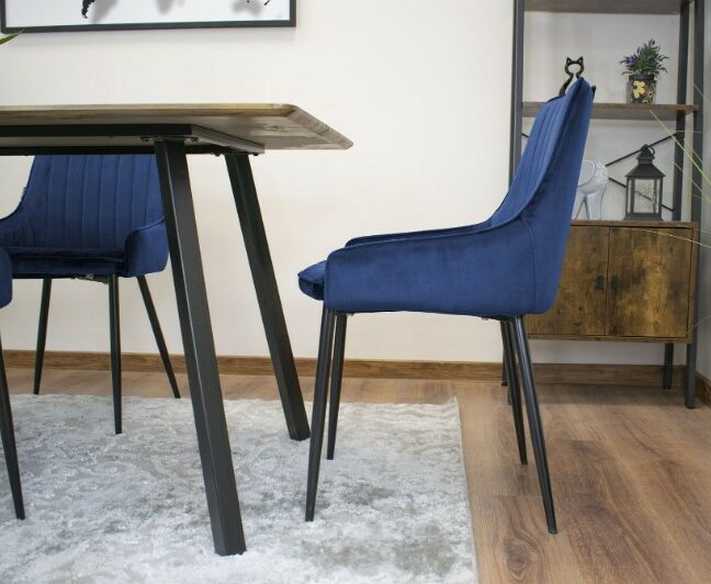 Jedálenská stolička MONZA – modrá