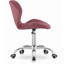Kancelárska stolička Avola – zamat/ružová