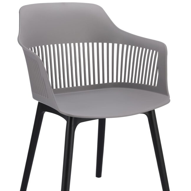 Záhradná stolička Cornido – sivá