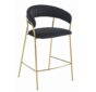 Barová stolička BADIA - čierna