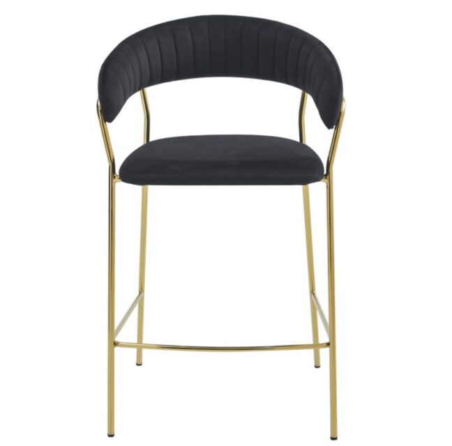 Barová stolička BADIA – čierna