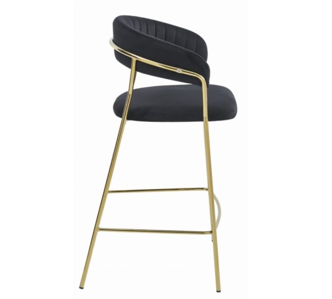 Barová stolička BADIA – čierna