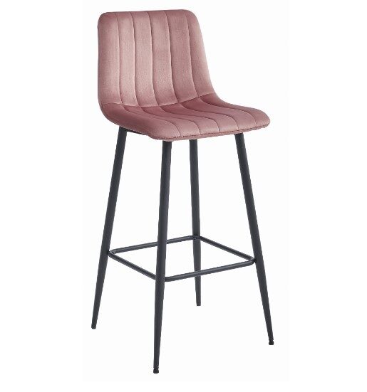 Barová stolička POZZA – ružová