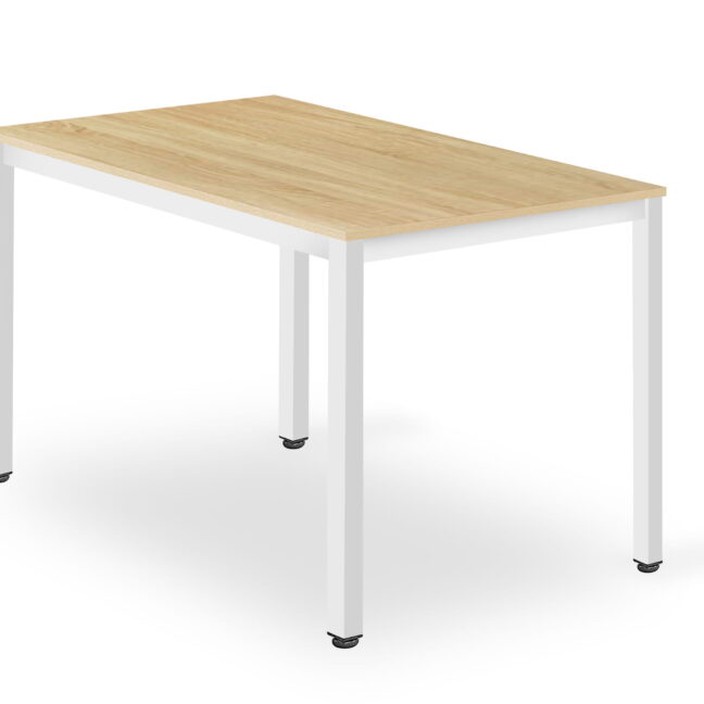 Jedálenský stôl Tessa – dub/biela