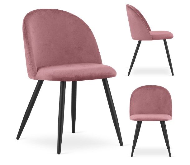 Jedálenská stolička BELLO – ružová