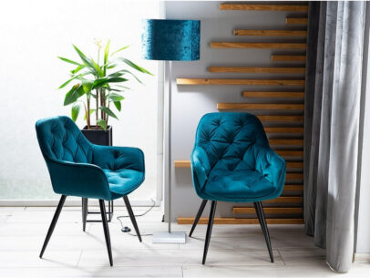 Jedálenská stolička LAGUNA – modrá