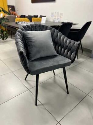 Jedálenská stolička NUVO – sivá