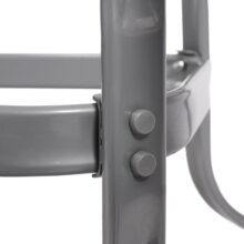 Záhradný kovový nábytok BISTRO – sivý