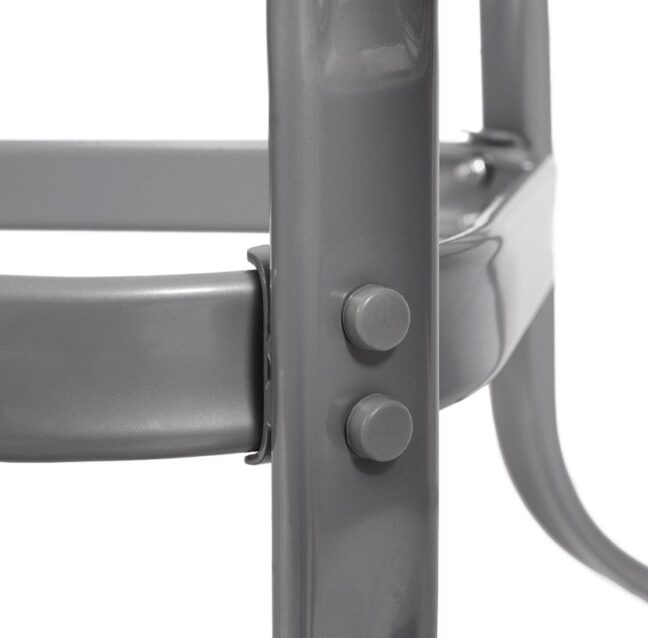 Záhradný kovový nábytok BISTRO – sivý