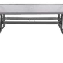 Záhradný kovový nábytok BISTRO – sivý