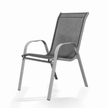 Záhradný kovový nábytok BISTRO – sivý